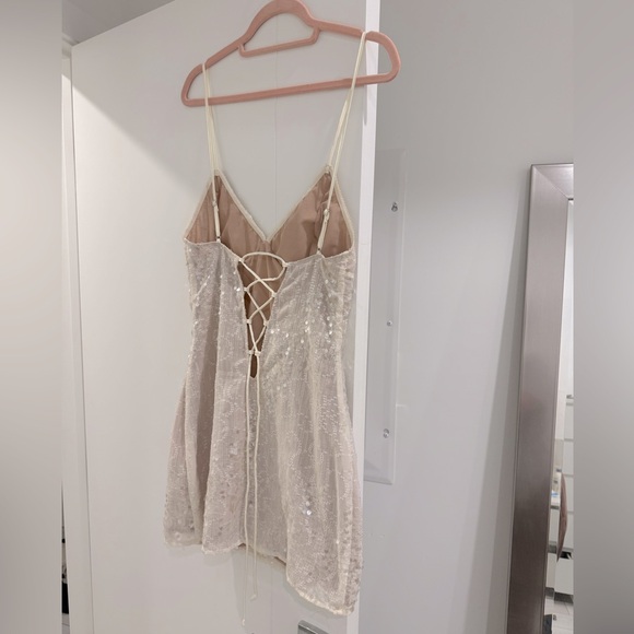 White Fox Boutique Tone it Down Mini Dress - Picture 2 of 5